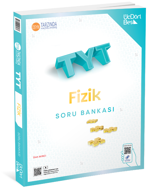 Resim 345 - TYT Fizik Soru Bankası - GÜNCEL BASKI 2027