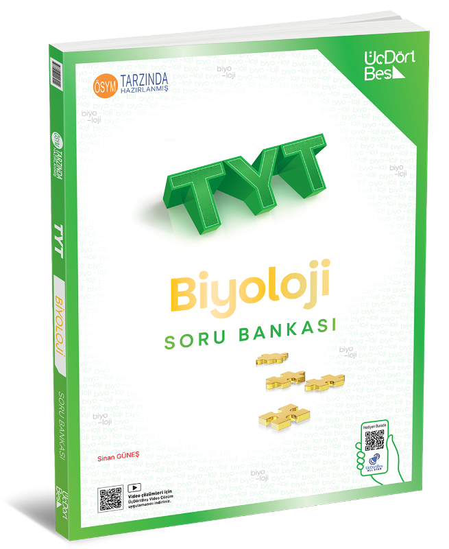 Resim 345 - TYT Biyoloji Soru Bankası - GÜNCEL BASKI -2027