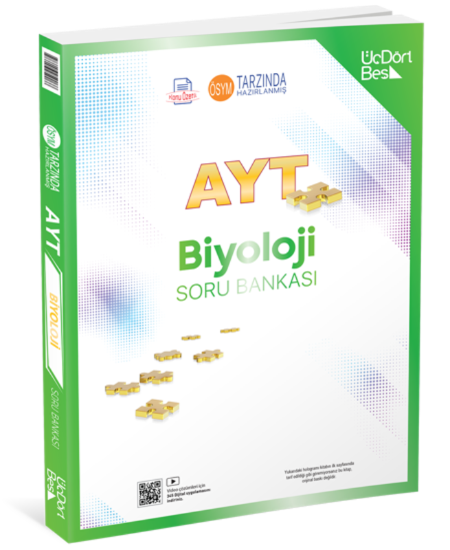 Resim 345 - AYT Biyoloji Soru Bankası- GÜNCEL BASKI