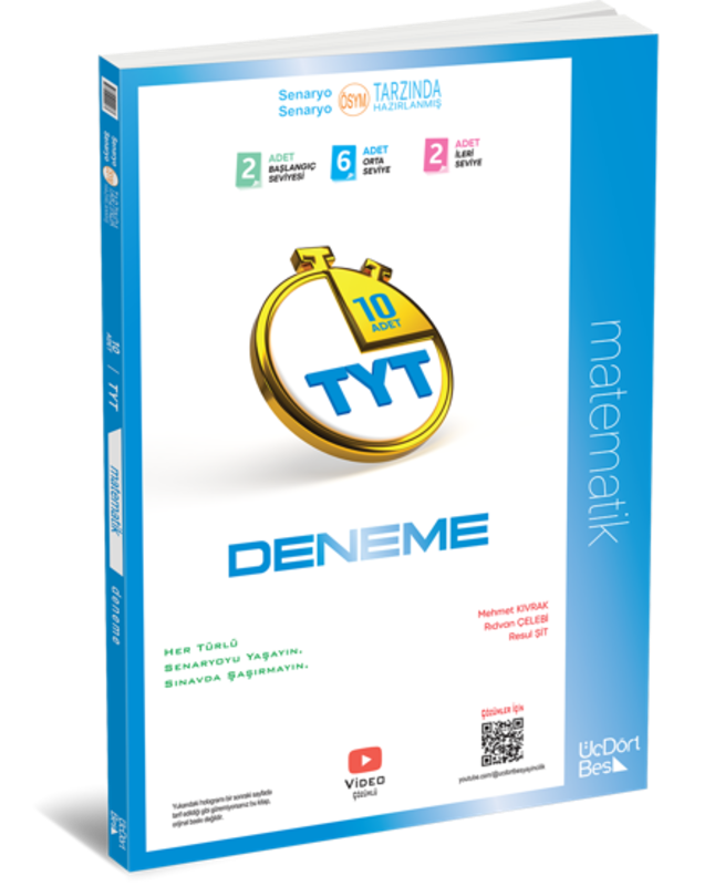 Resim 345 - TYT 10 Lu Matematik Deneme - GÜNCEL BASKI