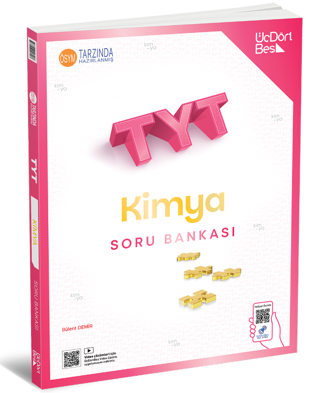 Resim 345 - TYT Kimya Soru Bankası- GÜNCEL BASKI 2027