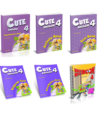 Cute English 4. Sınıflar İçin Kampanya (6 Kitap) resmi