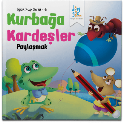 İyilik Yap 4 Kurbağa Kardeşler Paylaşmak