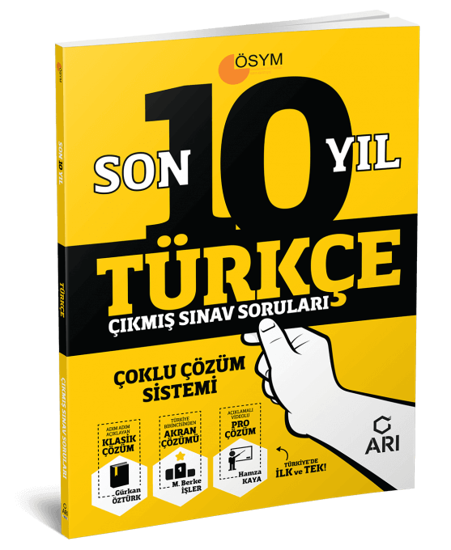 Son On Yıl Çıkmış Türkçe Sınav Soruları 