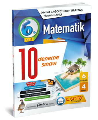 6. Sınıf – Matematik – 10 Deneme Sınavı