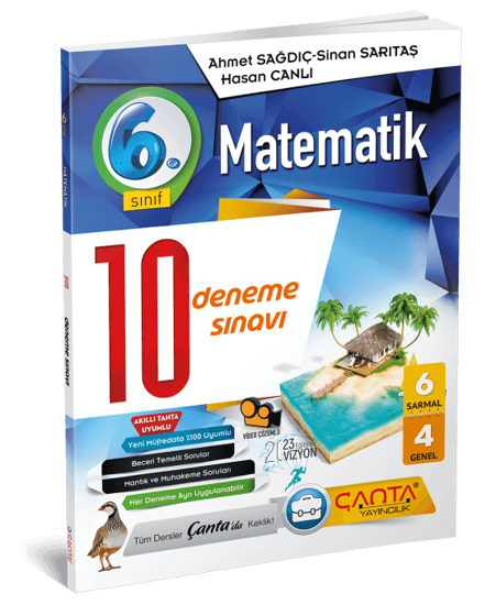 6. Sınıf – Matematik – 10 Deneme Sınavı