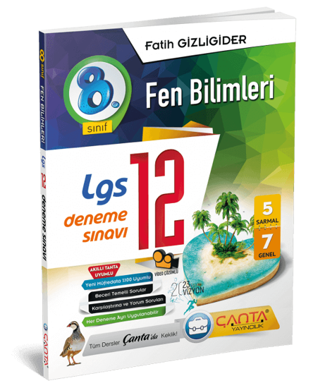 8. Sınıf – Fen Bilimleri – LGS 12 Deneme Sınavı 