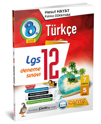 8. Sınıf – Türkçe – 12 Deneme Sınavı