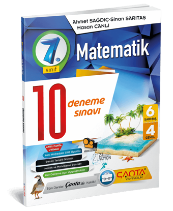  7. Sınıf – Matematik – 10 Deneme Sınavı 