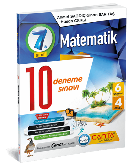  7. Sınıf – Matematik – 10 Deneme Sınavı 