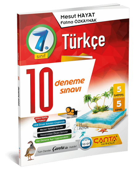 7. Sınıf – Türkçe – 10 Deneme Sınavı 