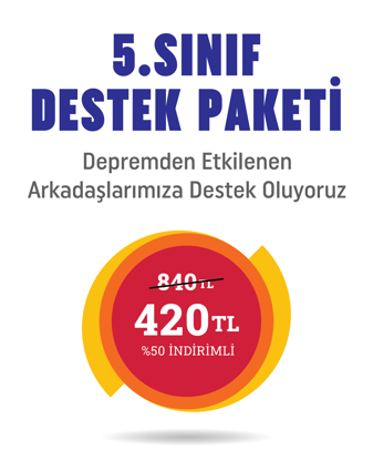 5. Sınıf Deprem Yardımı Eğitim Seti 