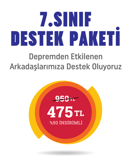 7.Sınıf Deprem Yardımı Eğitim Seti