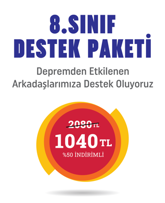 8.Sınıf Deprem Yardımı Eğitim Seti