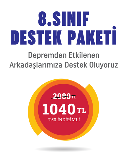 8.Sınıf Deprem Yardımı Eğitim Seti