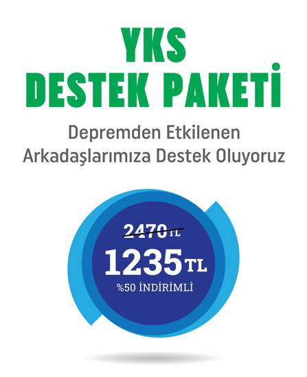 YKS Deprem Destek Eğitim Seti 