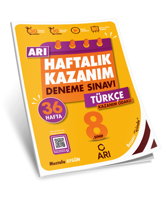 8 Sınıf Haftalık Kazanım türkçe deneme sınavı