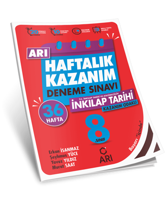 8 Sınıf Haftalık Kaz.inkılap tarihi deneme sınavı 