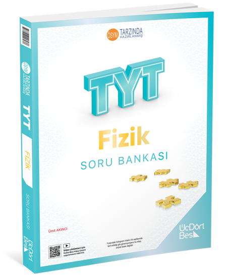 345 - TYT Fizik Soru Bankası - GÜNCEL BASKI resmi