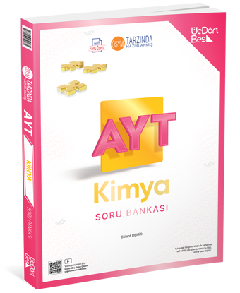 345 - AYT Kimya Soru Bankası - GÜNCEL BASKI resmi