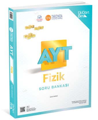345 - AYT Fizik Soru Bankası - GÜNCEL BASKI resmi