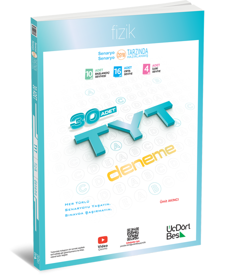345 - TYT Fizik 30 deneme - GÜNCEL BASKI resmi
